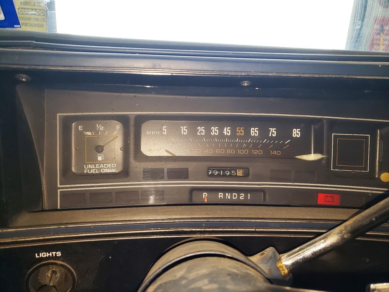 1981 CHEV El camino VIN 1GCCW80J9BR449288 photo 9