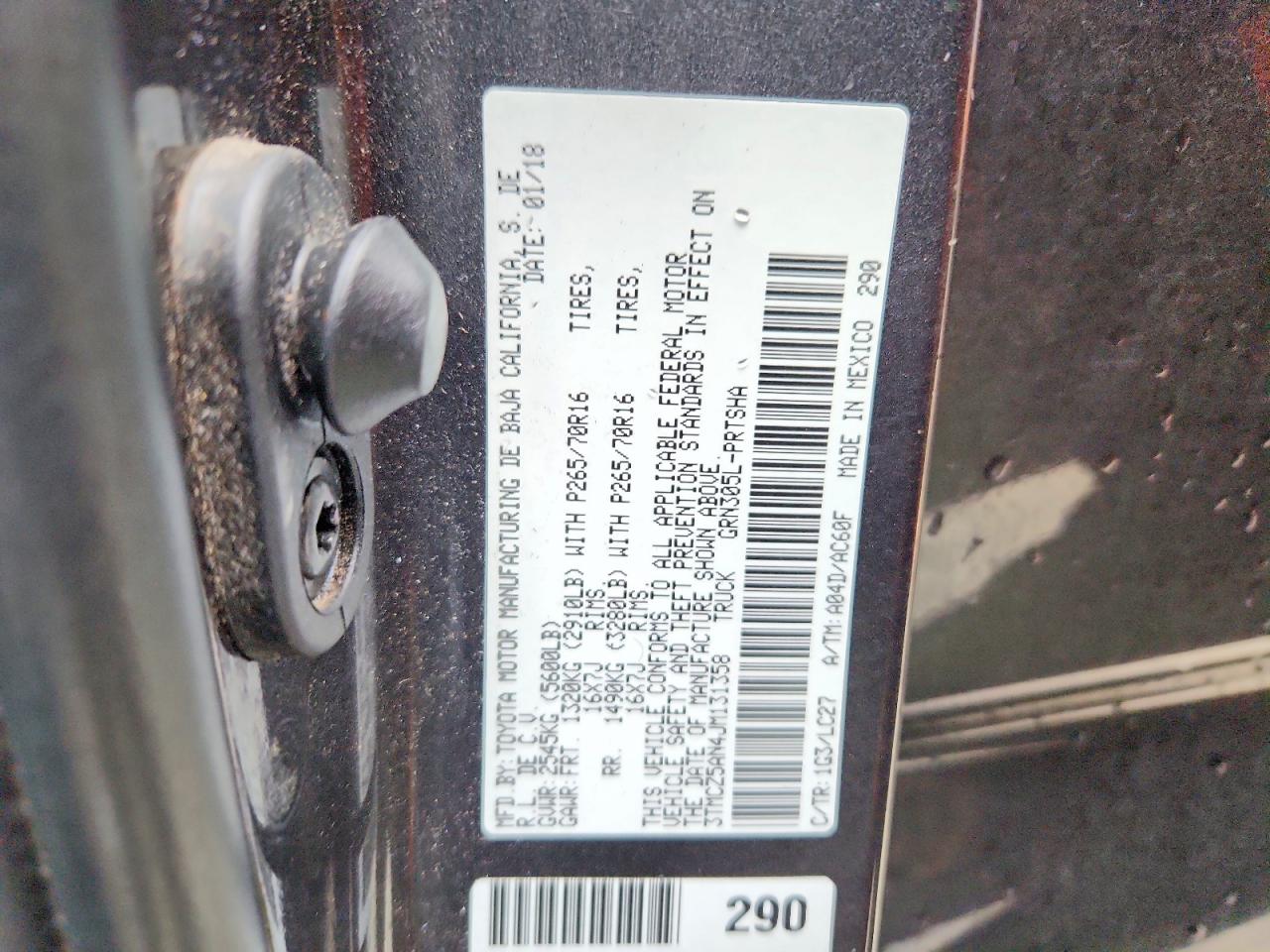 2018 Toyota Tacoma trd VIN 3TMCZ5AN4JM131358 photo 12