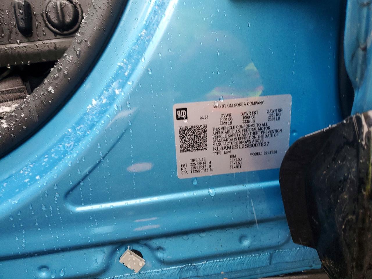 2025 Buick Encore VIN KL4AMESL2SB007837 photo 12