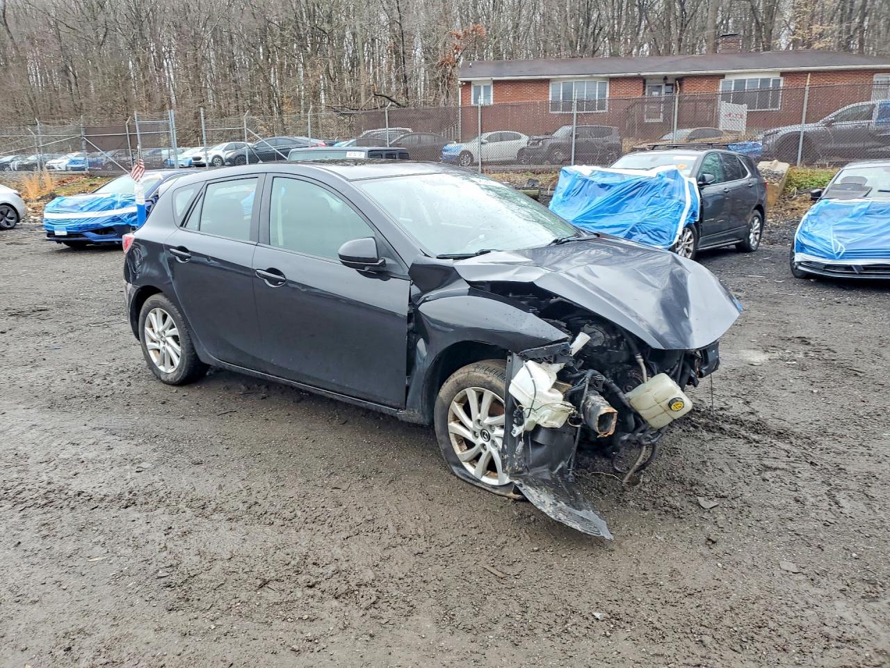 2013 MAZDA 3 VIN JM1BL1LP6D1744202 photo 4