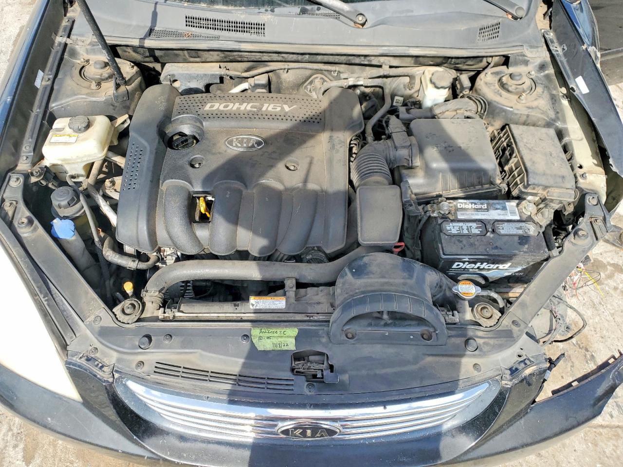 2008 Kia Optima VIN KNAGE123485221447 photo 11