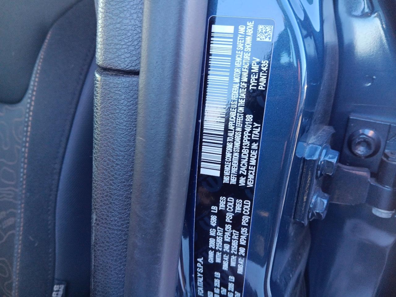 2023 Jeep Renegade VIN ZACNJDB13PPP40188 photo 12