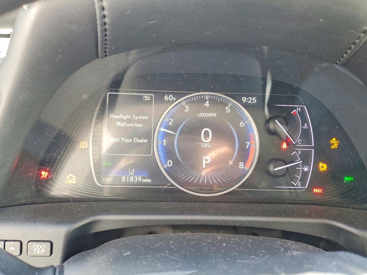 2019 Lexus ES350 VIN 58ABZ1B13KU028532 photo 9