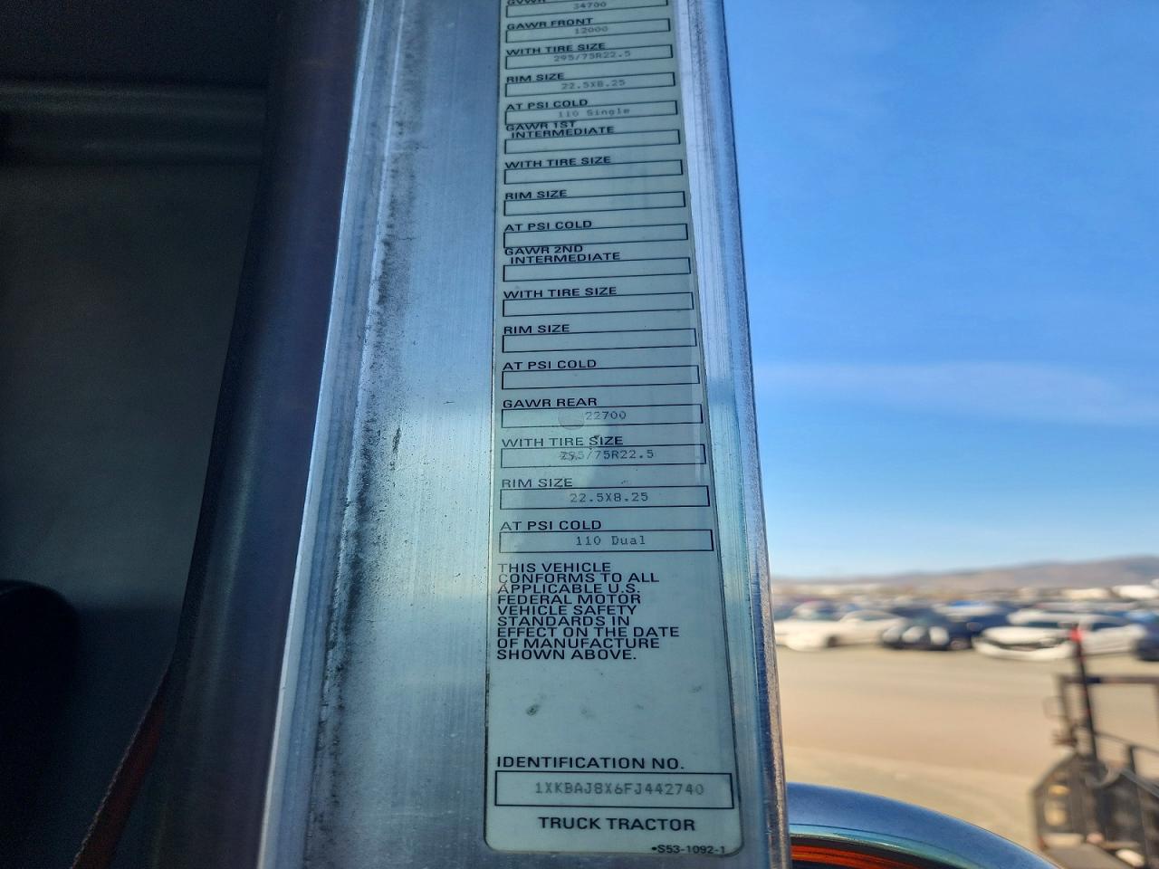 2015 KENWORTH All other VIN 1XKBAJ8X6FJ442740 photo 10