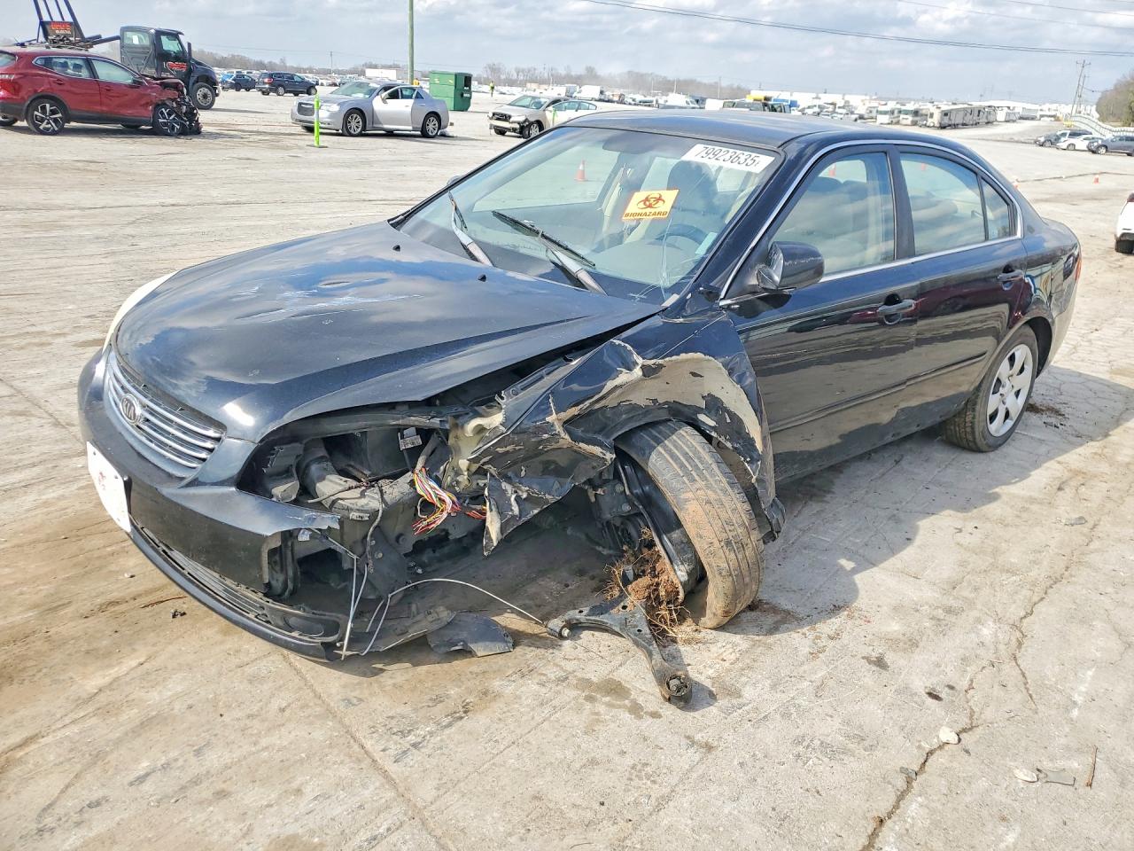 2008 Kia Optima VIN KNAGE123485221447 photo 1