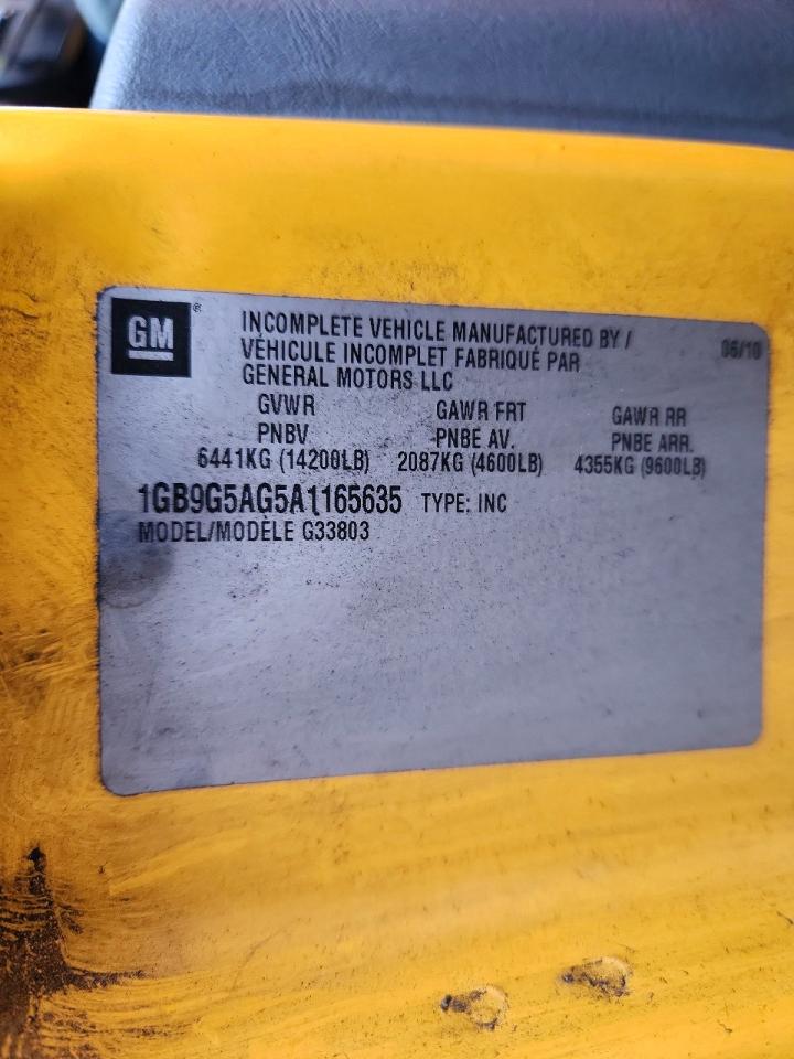 2010 THOMAS Express VIN 1GB9G5AG5A1165635 photo 10