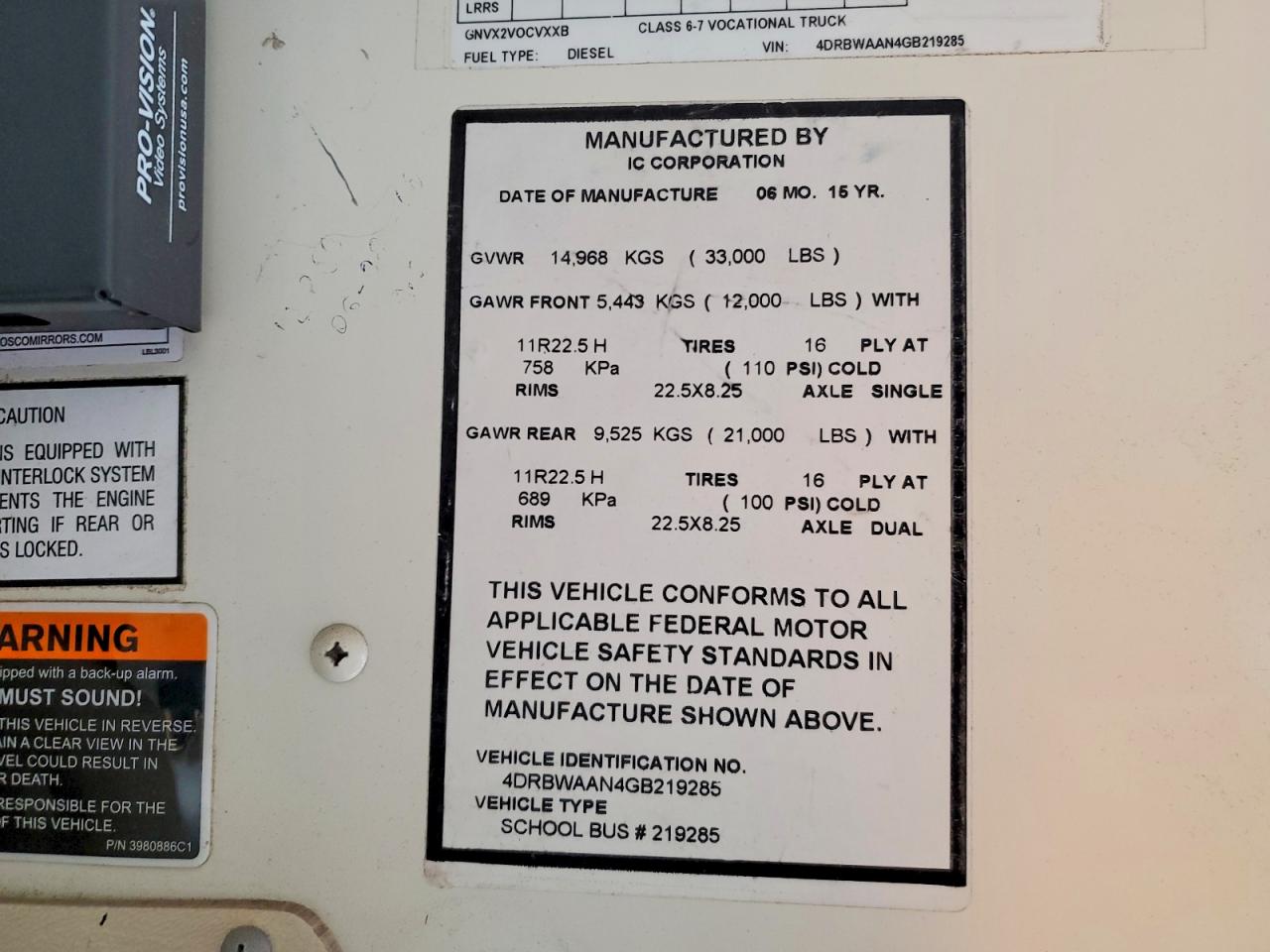 2016 Ic All models VIN 4DRBWAAN4GB219285 photo 10