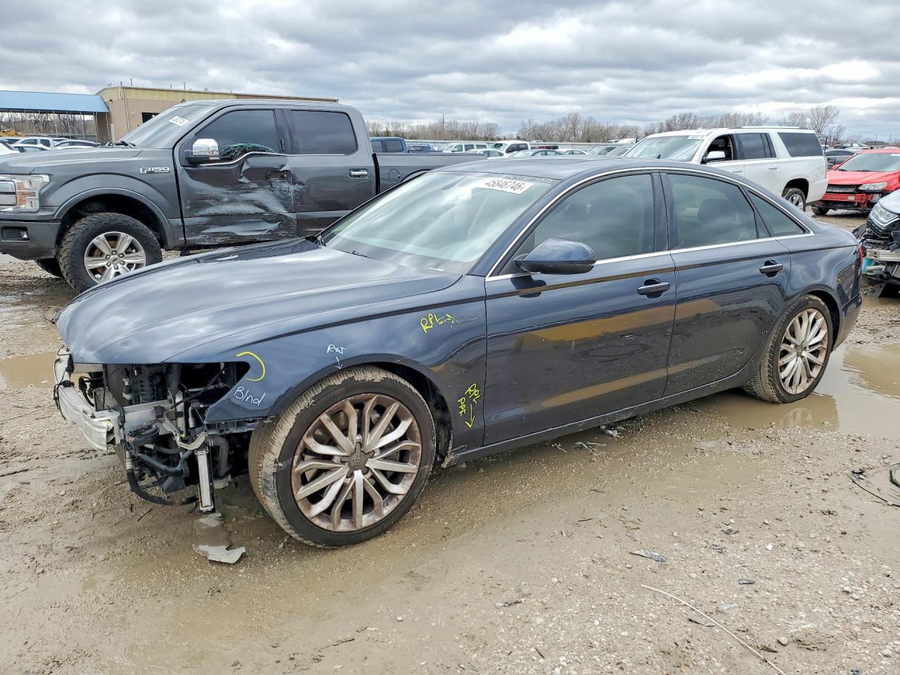 2013 Audi A6 VIN WAUGGBFC2DN074372 photo 1