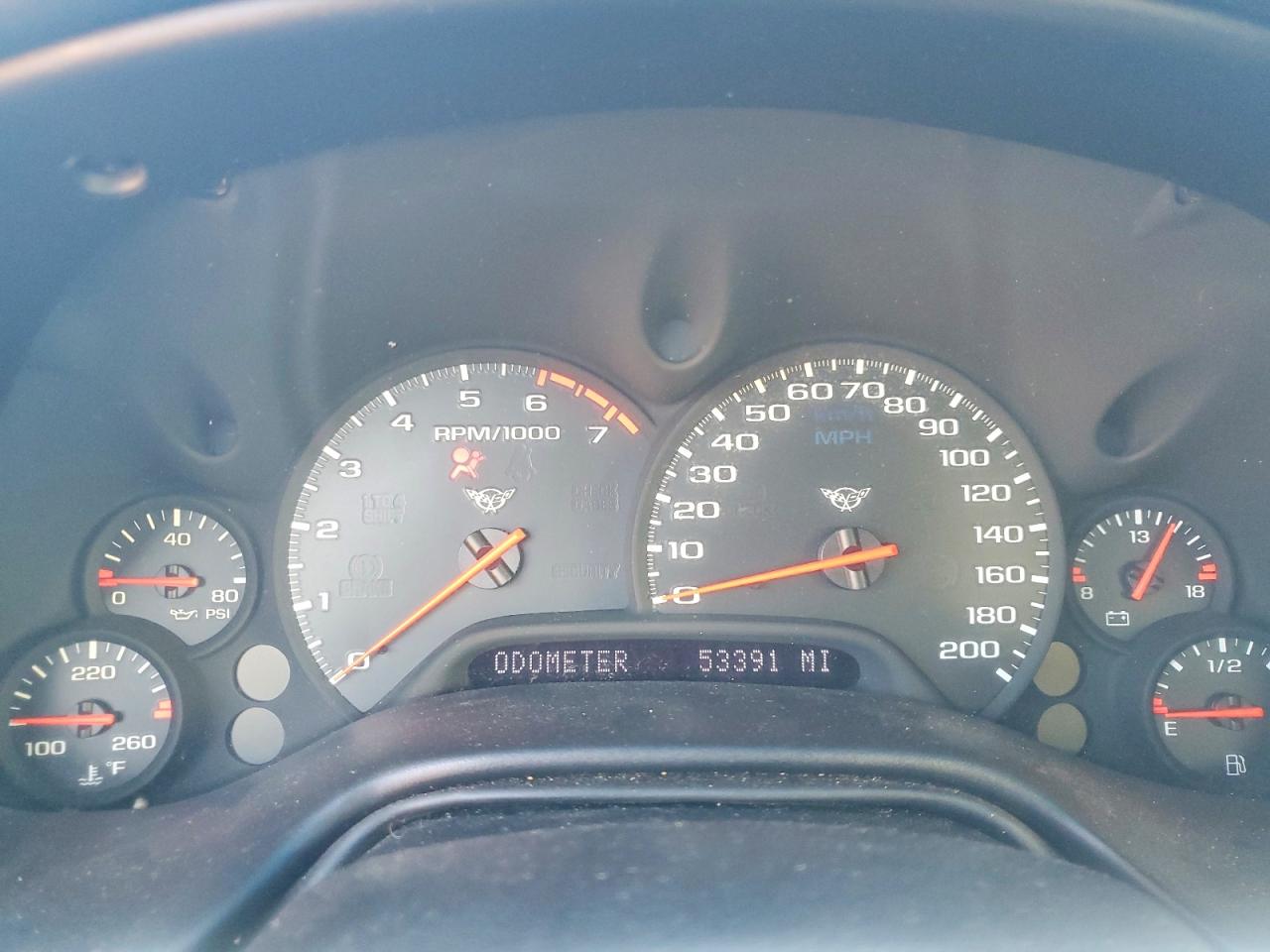 1998 Chev Corvette VIN 1G1YY32G7W5119594 photo 9