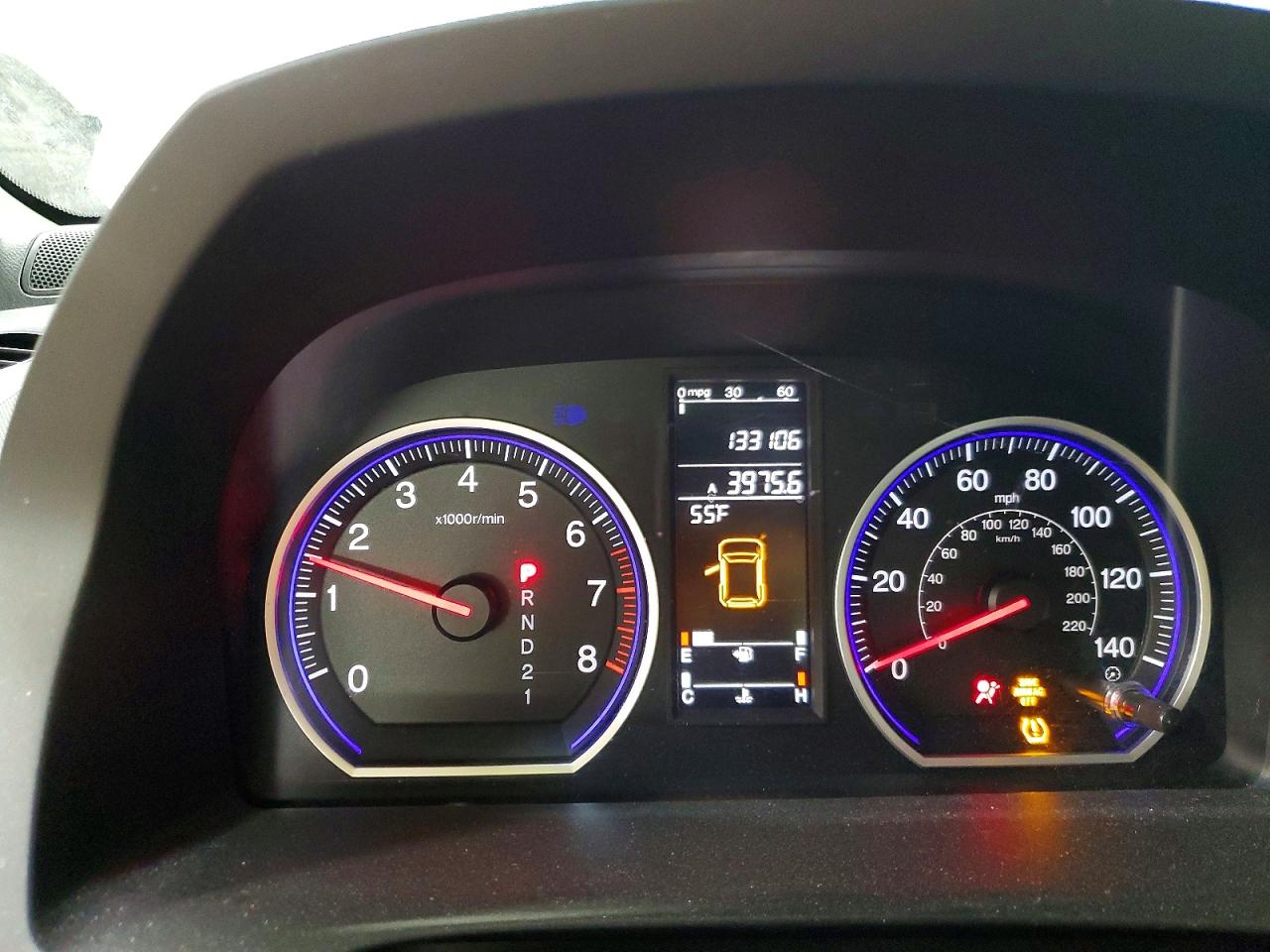 2009 Honda Crv VIN 5J6RE487X9L024376 photo 9