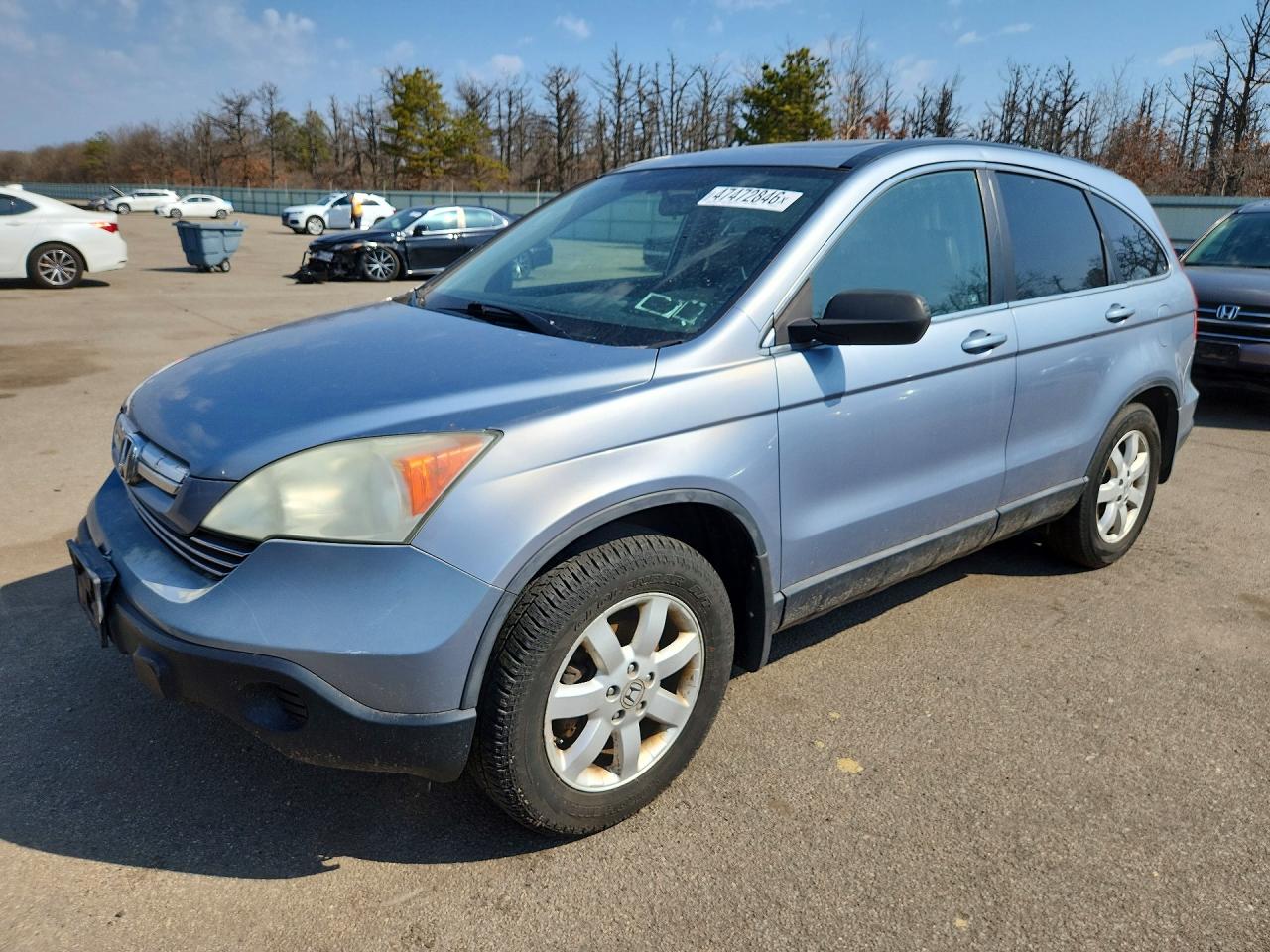 2007 Honda Crv VIN 5J6RE48757L004517 photo 1