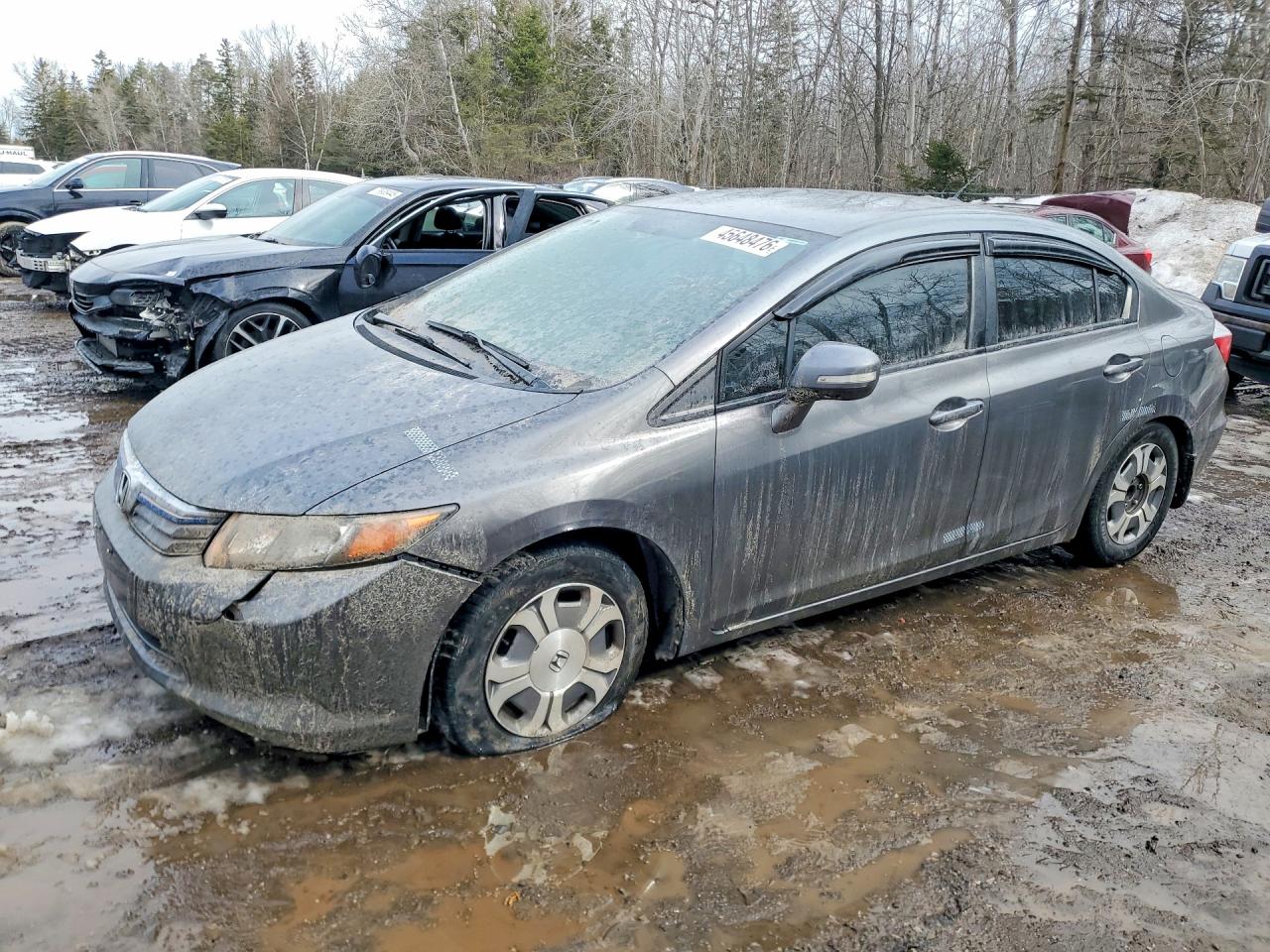 2012 Honda Civic VIN JHMFB4F27CS800256 photo 1