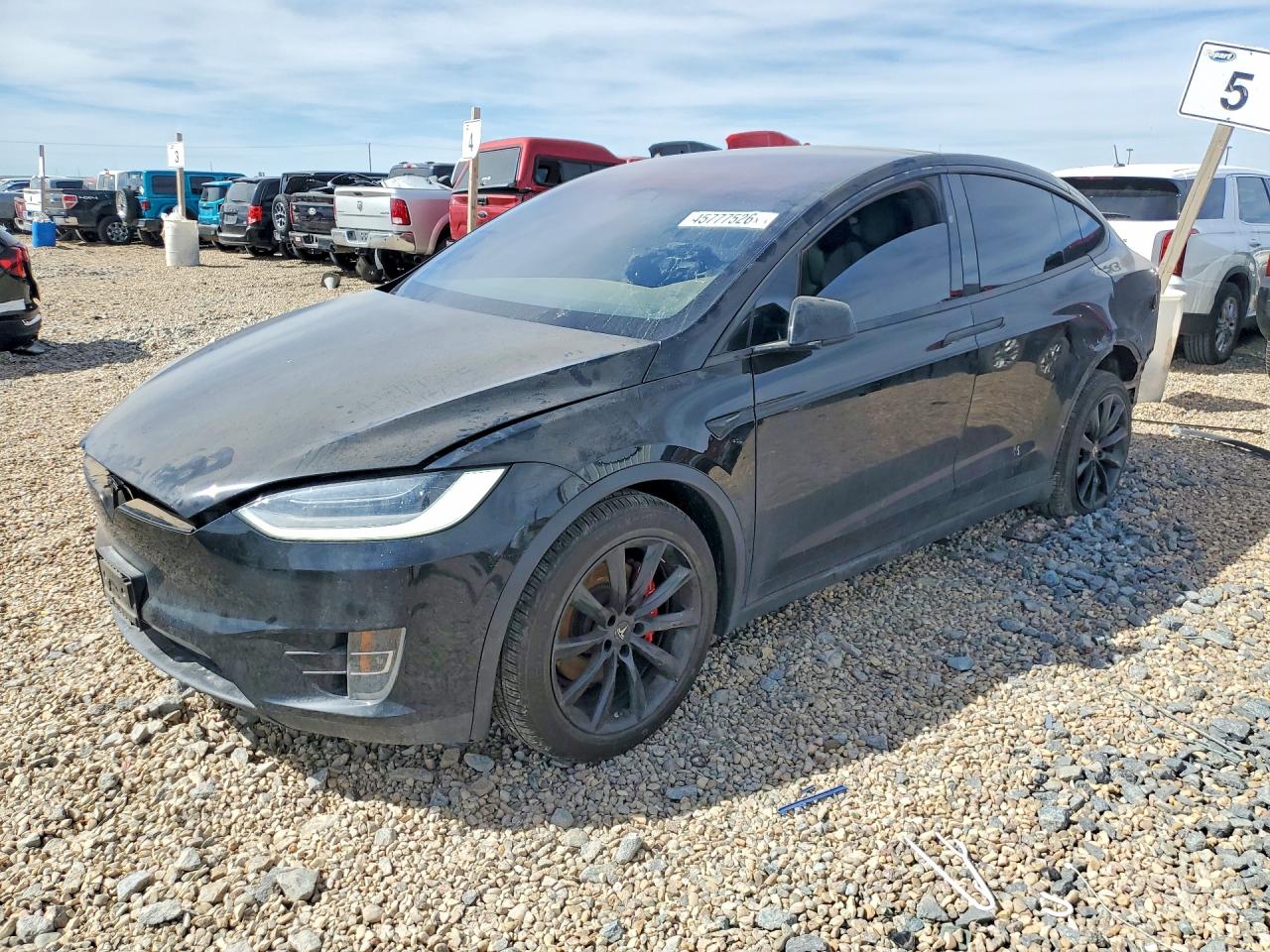 2020 TESLA Model x VIN 5YJXCDE4XLF303429 photo 1