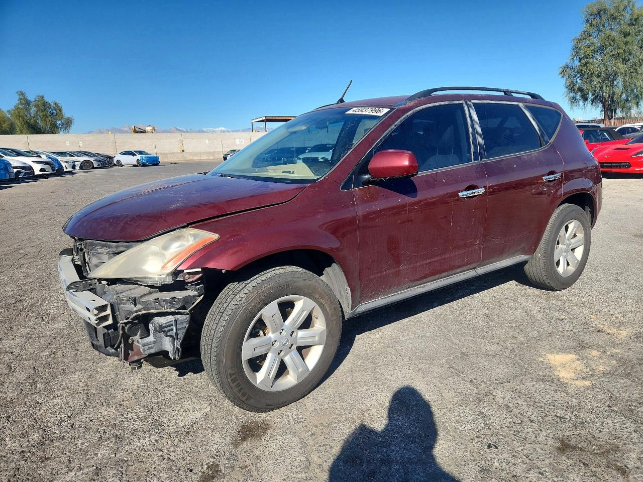 2007 NISS Murano VIN JN8AZ08W57W638050 photo 1