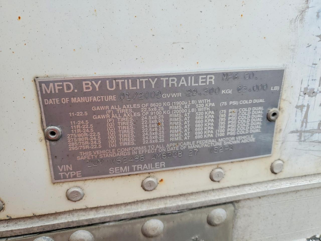 2010 UTILITY All models VIN 1UYVS2488AM833827 photo 10
