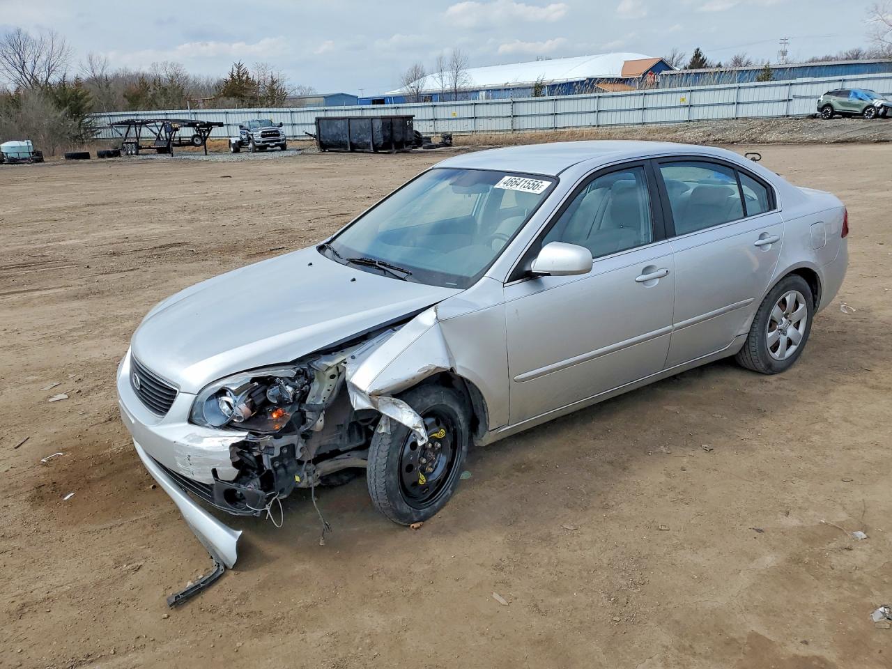 2007 Kia Optima VIN KNAGE123875094815 photo 1