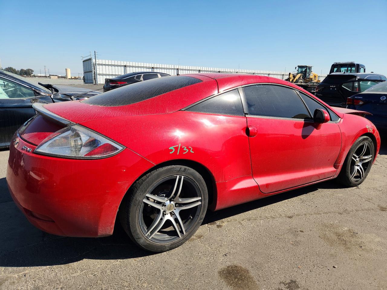 2007 Mitsubishi ECLIPSE VIN 4A3AK34T87E057464 photo 3