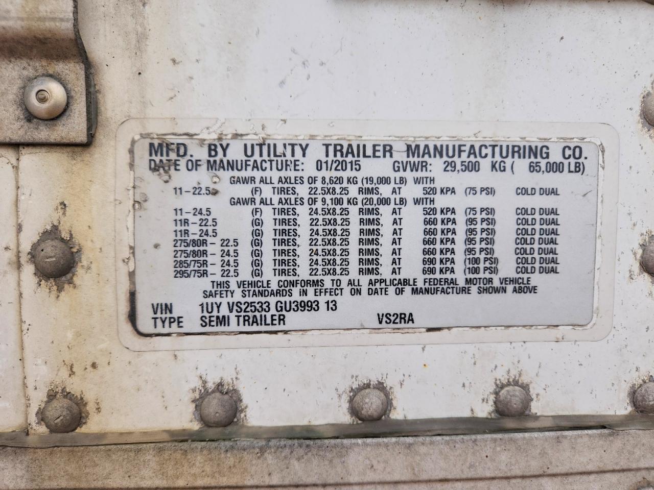 2016 UTILITY All models VIN 1UYVS2533GU399313 photo 10