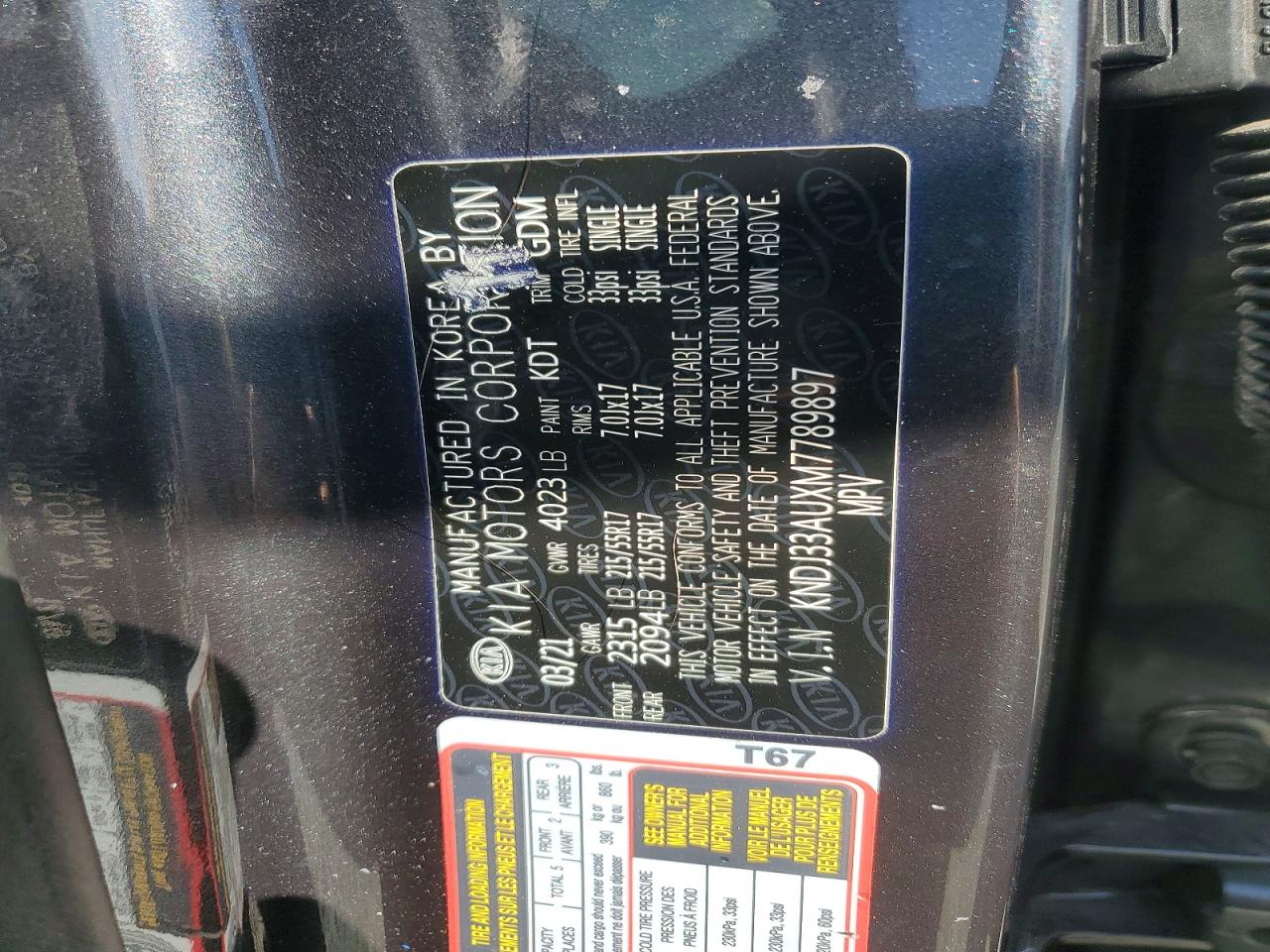 2021 Kia Soul VIN KNDJ33AUXM7789897 photo 12