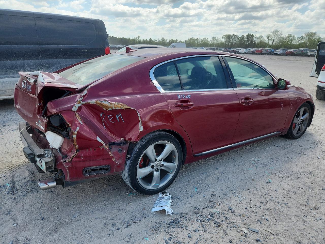 2008 Lexus Gs VIN JTHBE96S580032671 photo 3