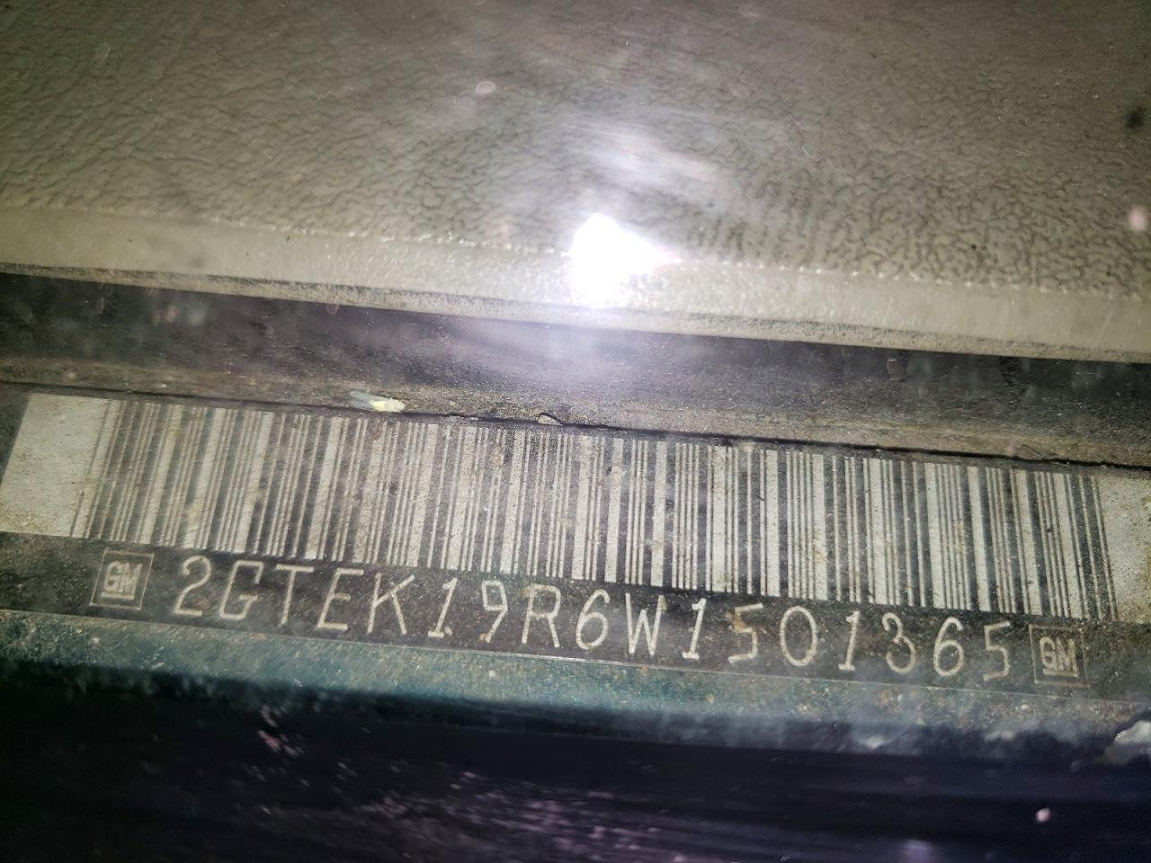 1998 GMC SIERRA VIN 2GTEK19R6W1501365 photo 12