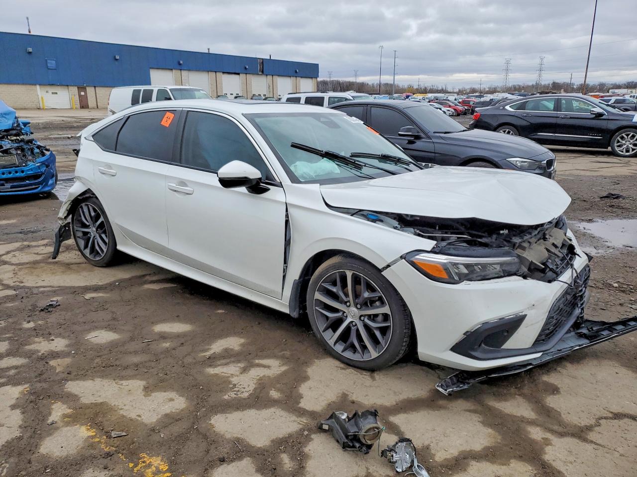 2022 HOND Civic VIN 2HGFE1F9XNH314735 photo 4