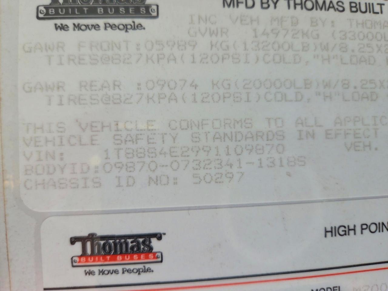 2009 Thomas All other VIN 1T88S4E2991109870 photo 10