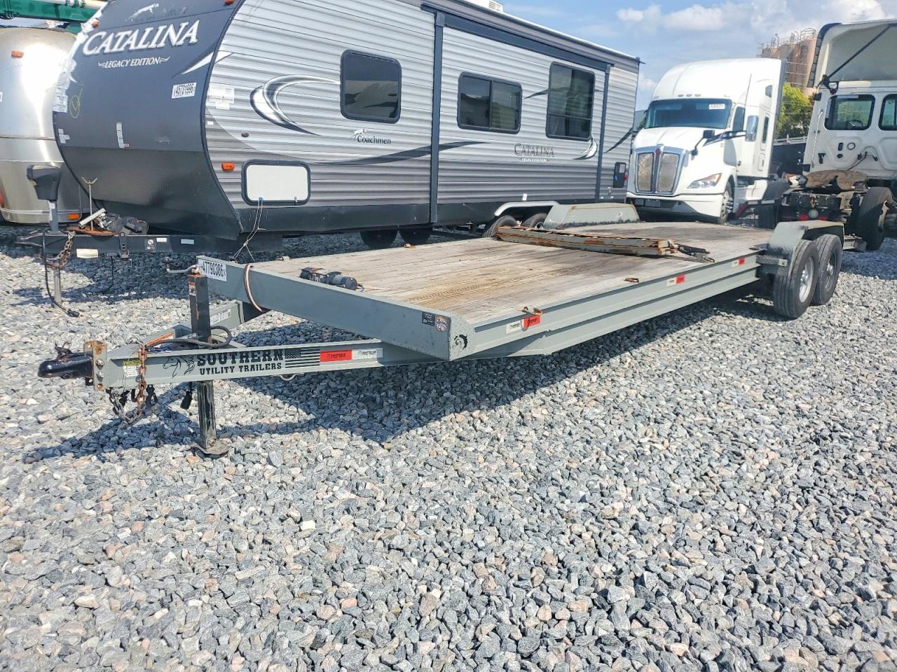 2024 SOUTHERN UTILITY 7X28 10K CAR TRAILER VIN 4S9BC2824RA595241 photo 2