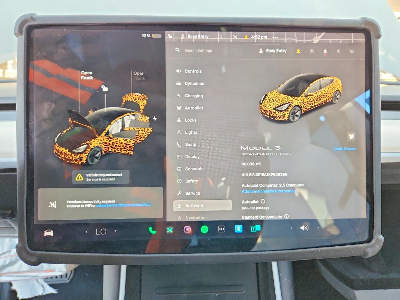 2019 Tesla Model 3 VIN 5YJ3E1EA1KF509296 photo 9