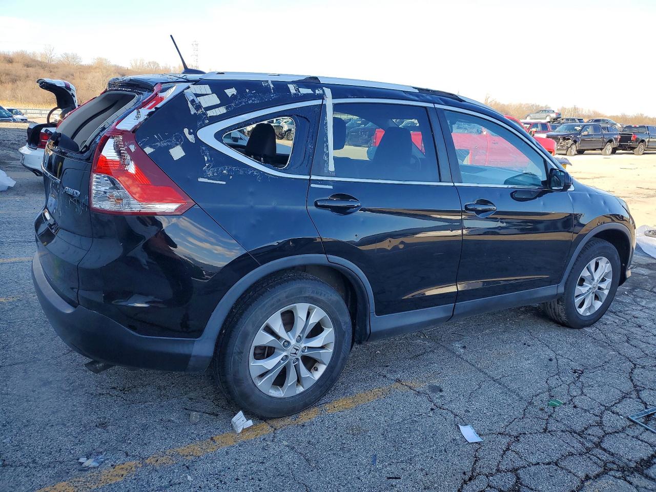 2013 Honda Crv VIN 2HKRM4H70DH682357 photo 3