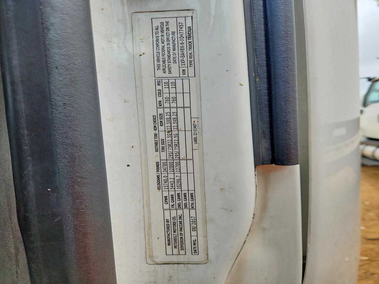 2018 PETERBILT All other VIN 1XPBA48X6JD477457 photo 10