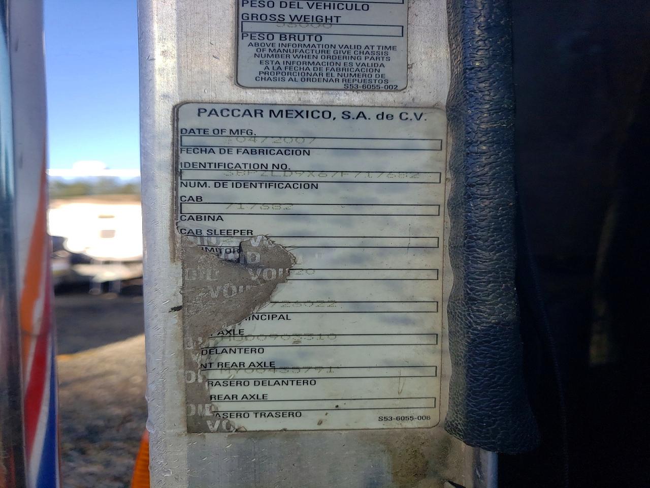 2007 PETERBILT All other VIN 3BPZLD9X67F717682 photo 10