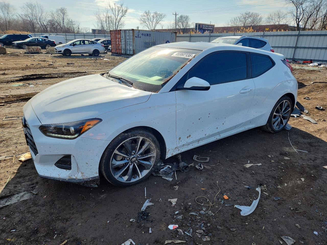 2019 HYUNDAI Veloster VIN KMHTG6AF6KU008545 photo 1