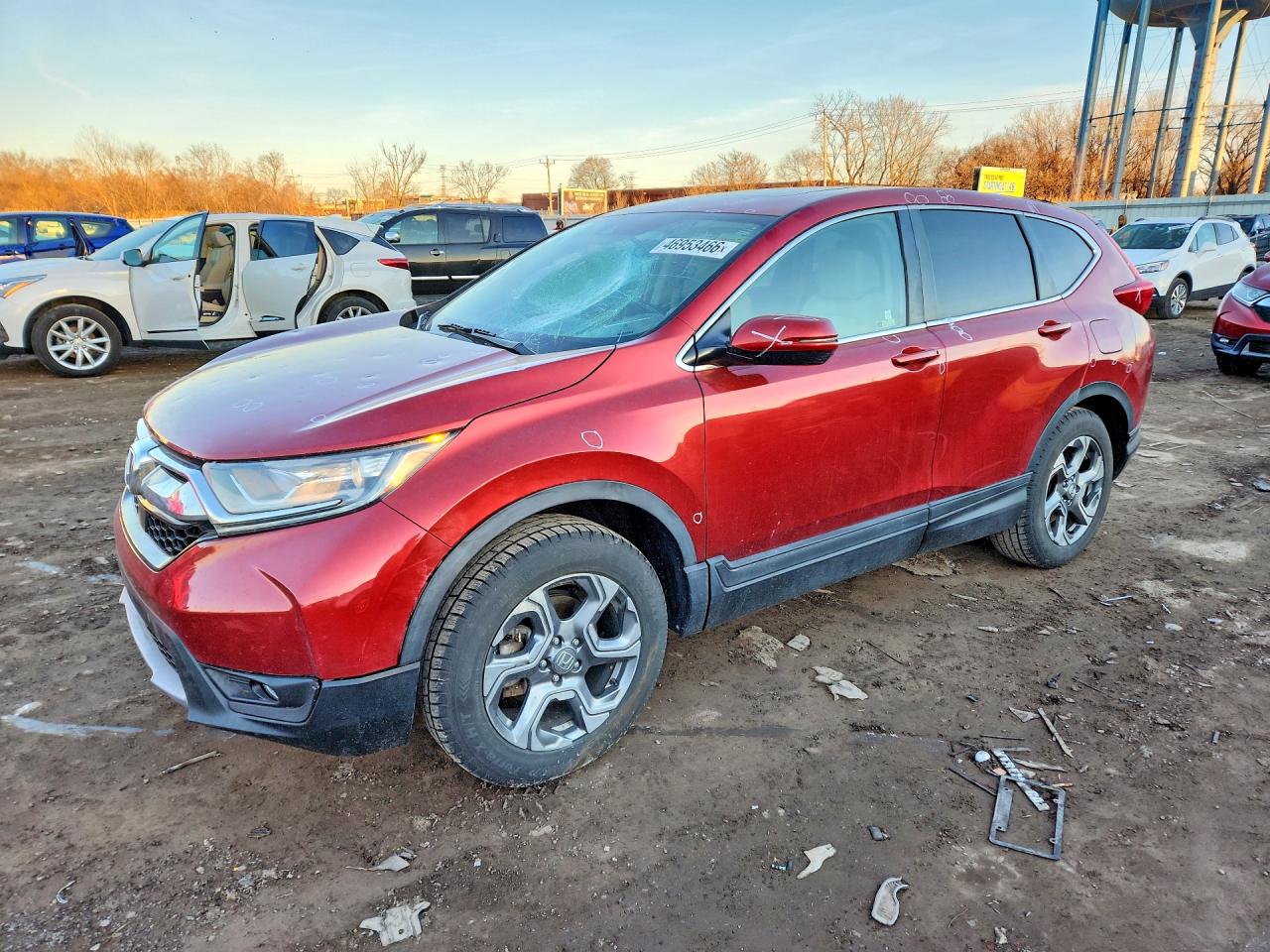 2019 Honda Crv VIN 2HKRW2H51KH612229 photo 1