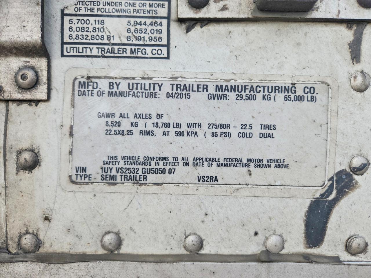 2016 UTILITY All models VIN 1UYVS2532GU505007 photo 10