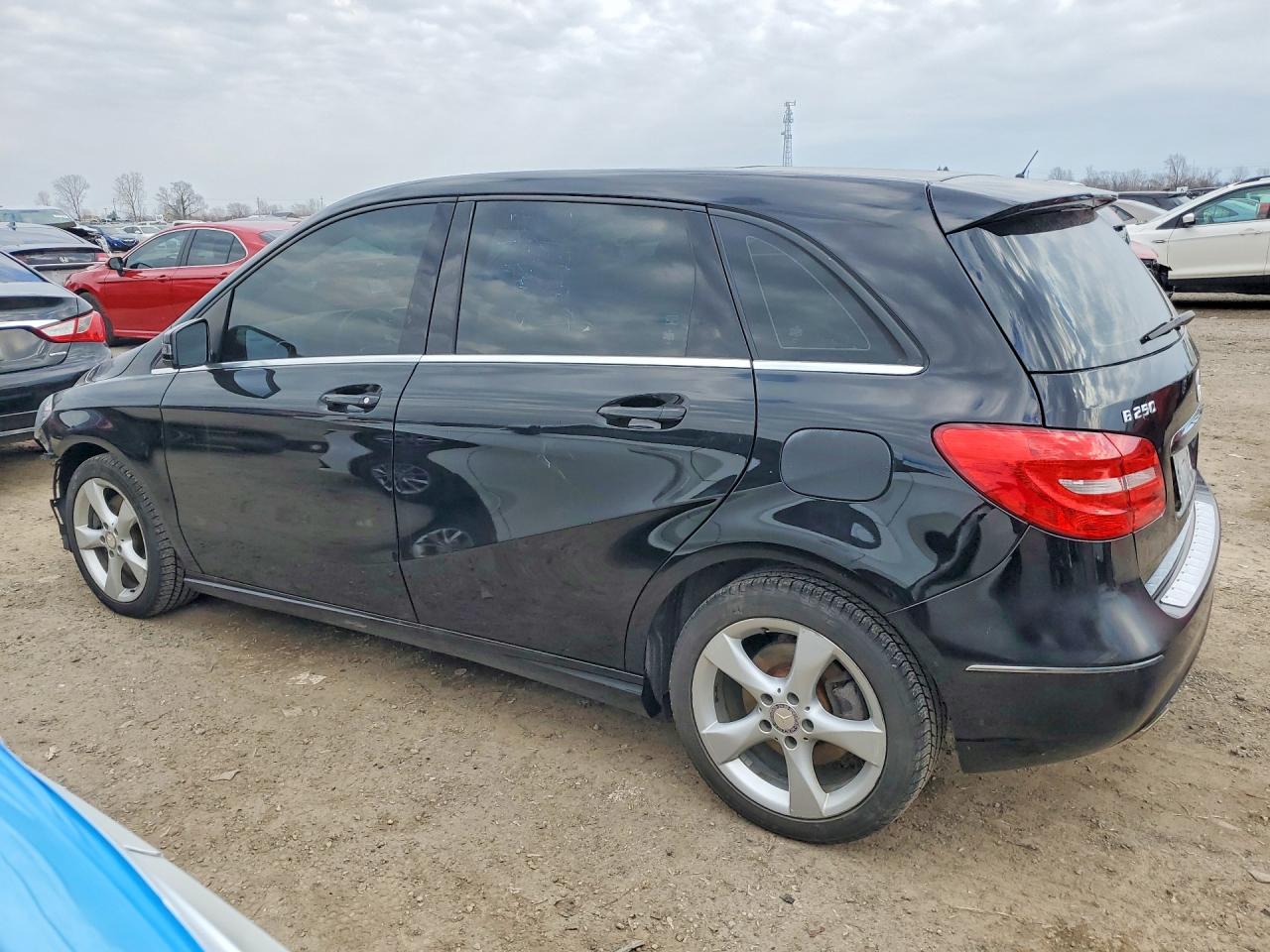 2014 Mercedes B-class VIN WDDMH4EB7EJ242867 photo 2