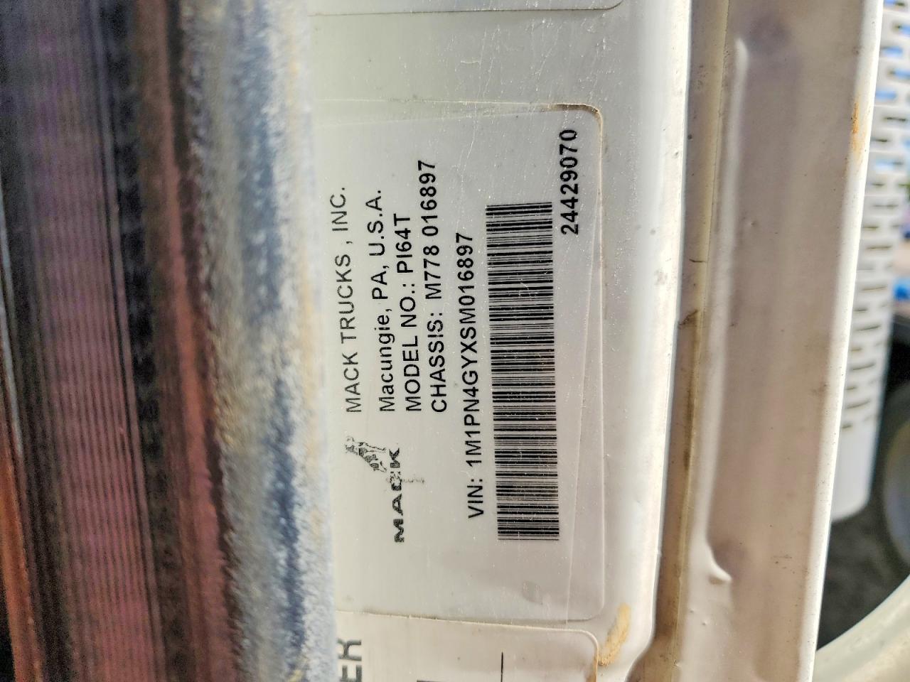 2025 MACK All models VIN 1M1PN4GYXSM016897 photo 10
