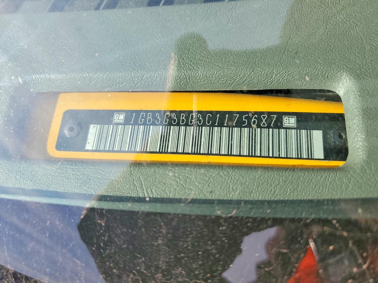2012 Chevrolet Express VIN 1GB3G3BG3C1175687 photo 10