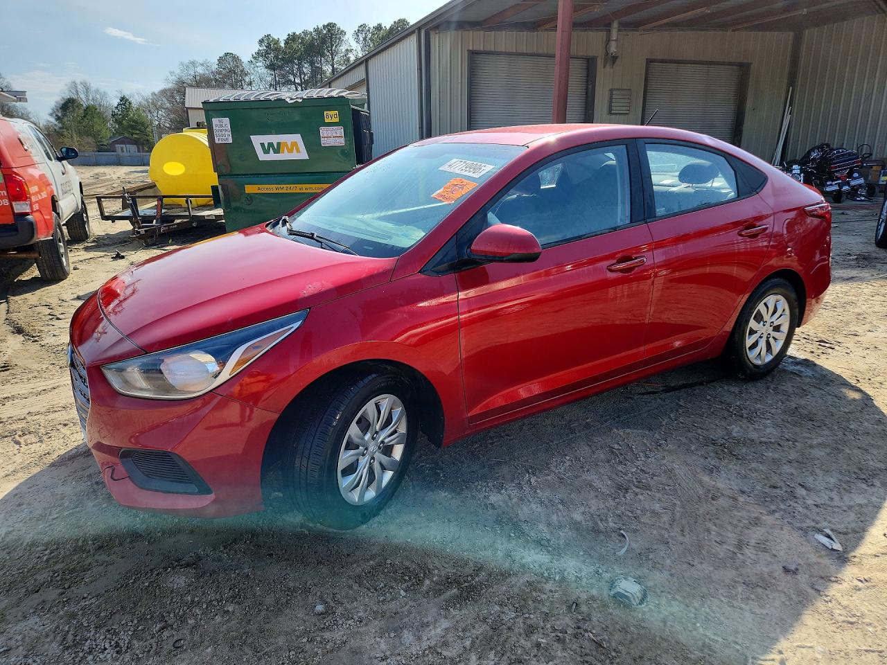 2018 Hyundai Accent VIN 3KPC24A34JE005671 photo 1