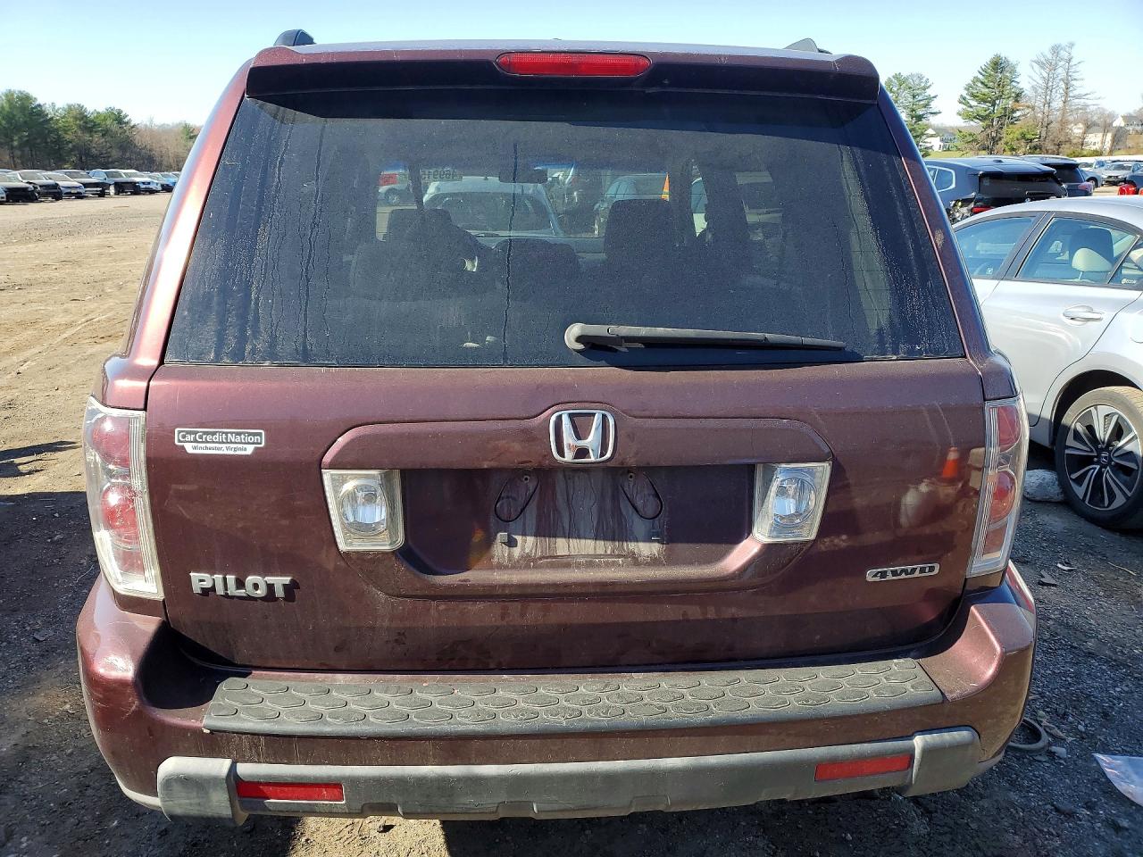 2008 HONDA Pilot VIN 5FNYF182X8B006043 photo 6