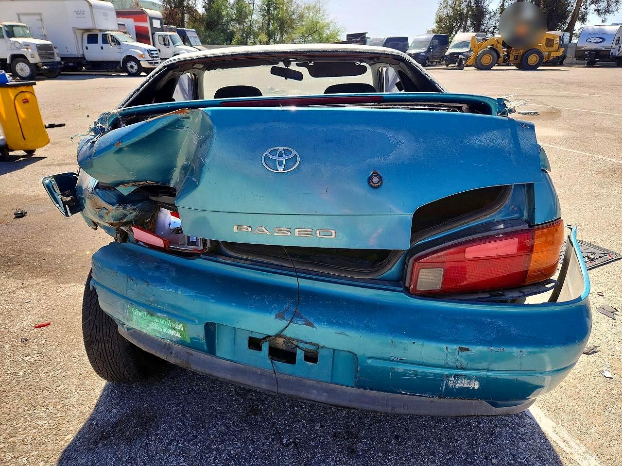 1995 TOYOTA Paseo VIN JT2EL45U6S0189863 photo 6