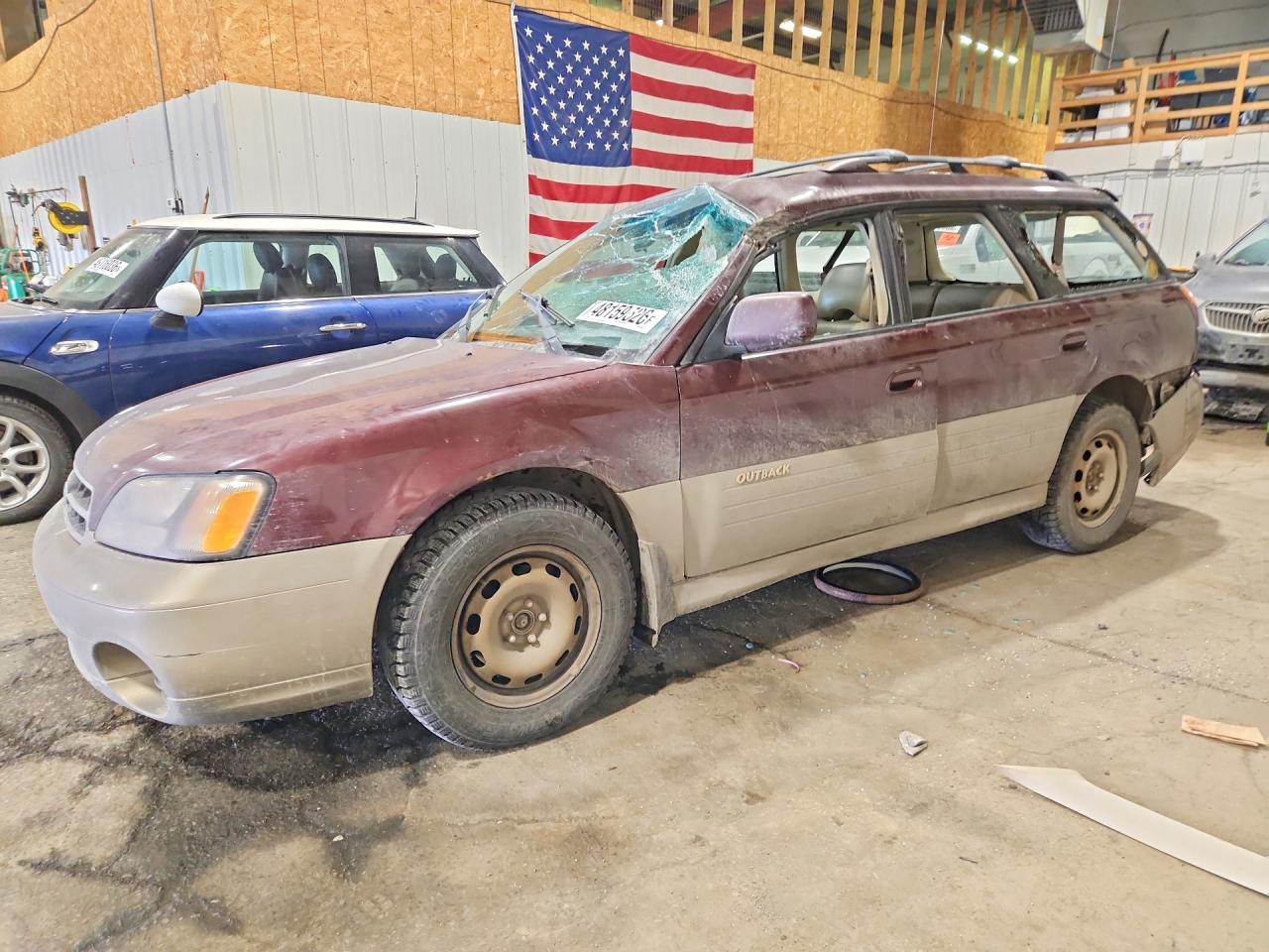 2000 Subaru LEGACY VIN 4S3BH6863Y7621443 photo 1