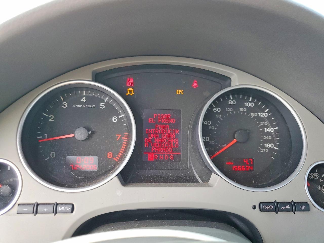 2007 Audi A4 VIN WAUDF48H87K036693 photo 9