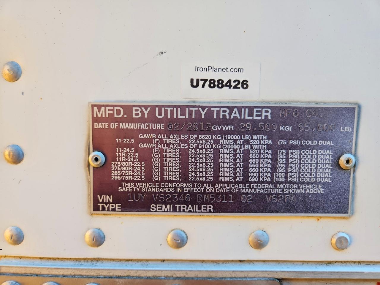 2013 UTILITY Trailer VIN 1UYVS2346DM531102 photo 10