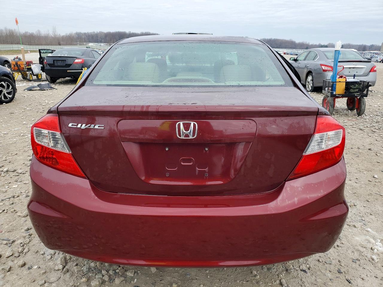2012 Honda Civic VIN 19XFB2F96CE030590 photo 6