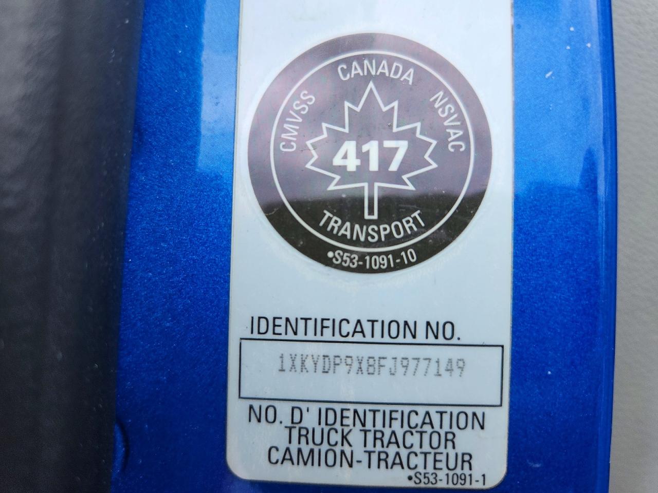 2015 KENWORTH All other VIN 1XKYDP9X8FJ977149 photo 10