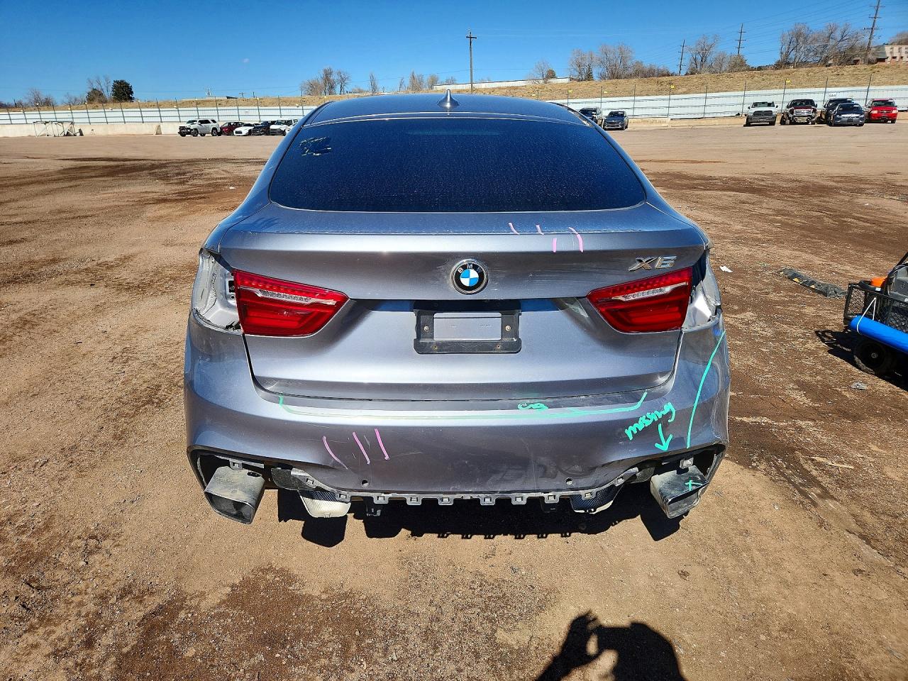 2018 BMW X6 VIN 5UXKU2C50J0Z62590 photo 6