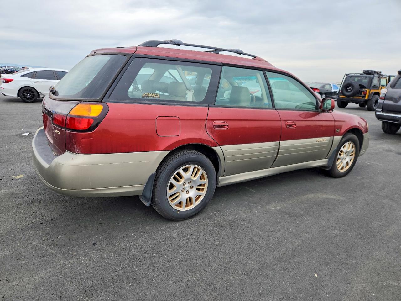 2002 Subaru LEGACY VIN 4S3BH806827621016 photo 3
