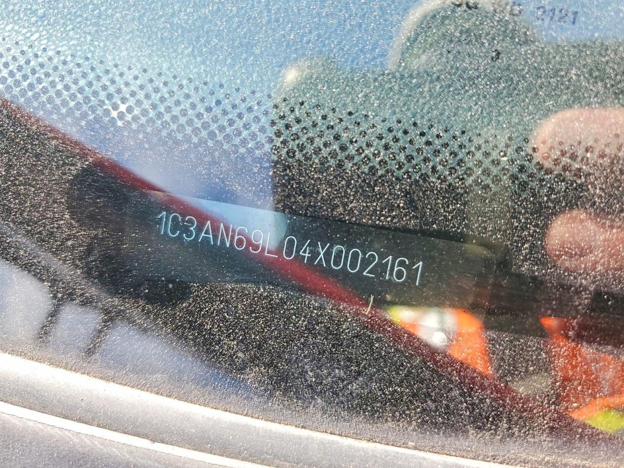 2004 Chrysler Crossfire VIN 1C3AN69L04X002161 photo 12