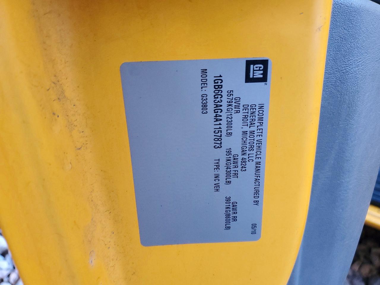 2010 THOMAS Express VIN 1GB6G3AG4A1157873 photo 10